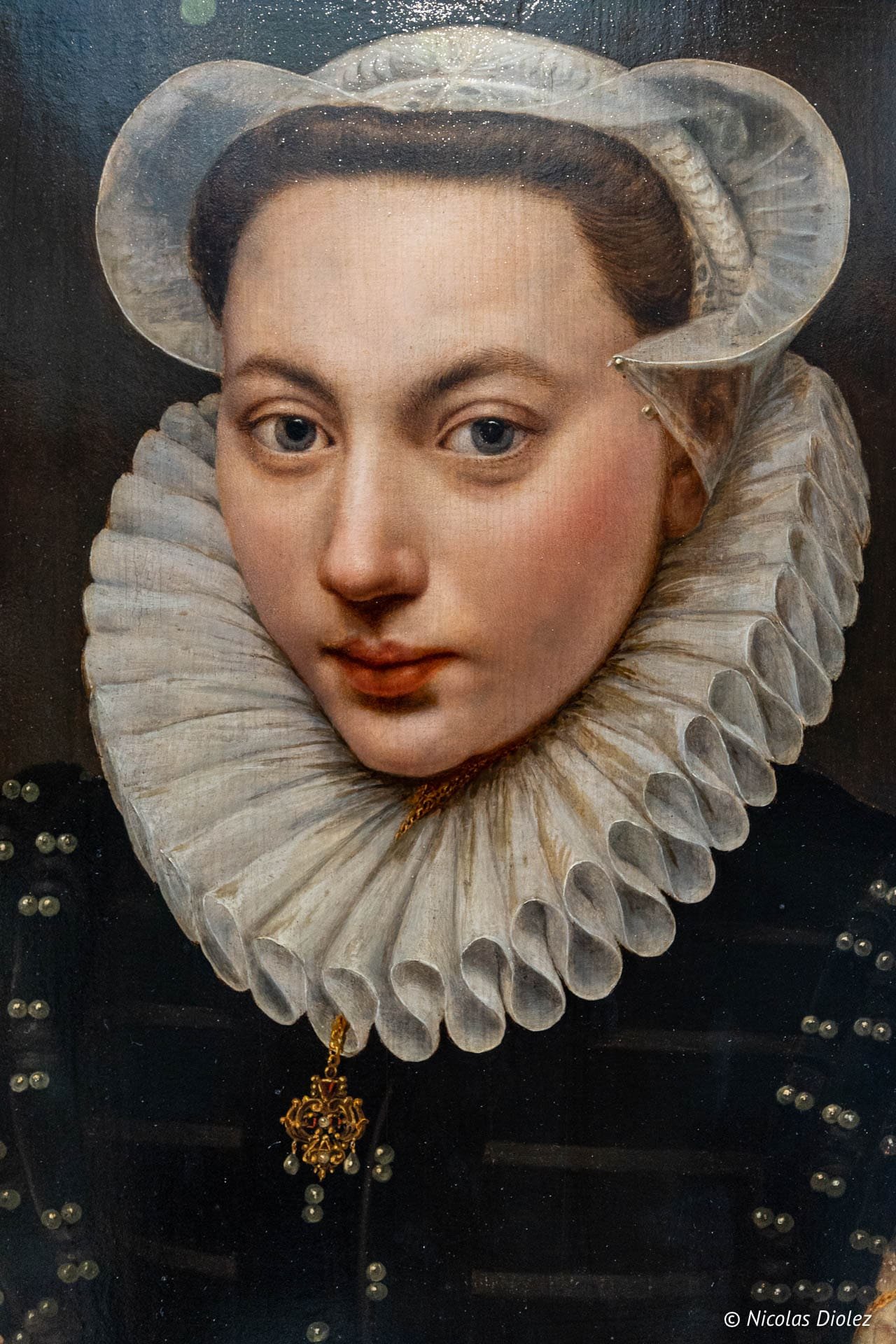 Portrait d'une femme avec fraise et coiffe, Musée des Beaux-Arts de Gand.
