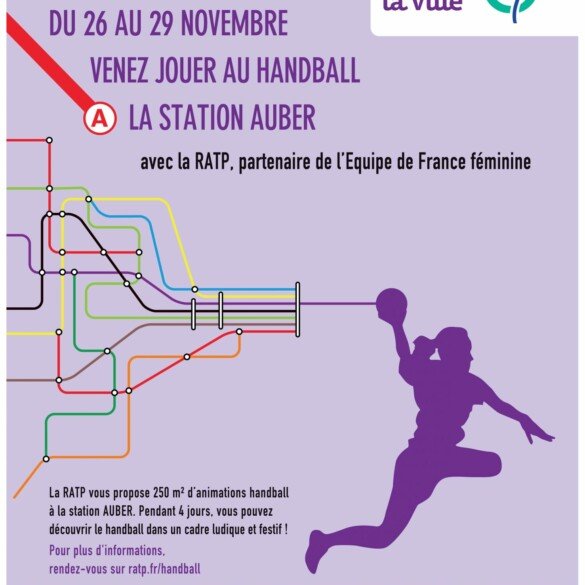 Le Handball Park RATP 2013 s&rsquo;installe à la station Auber