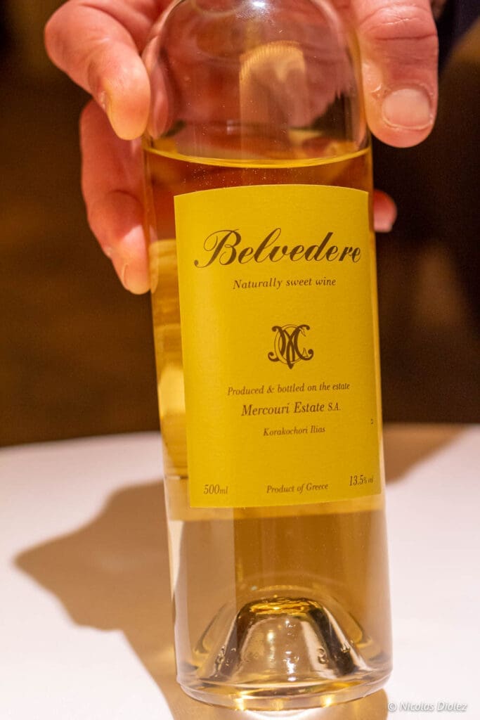 bouteille vin blanc Belvedere