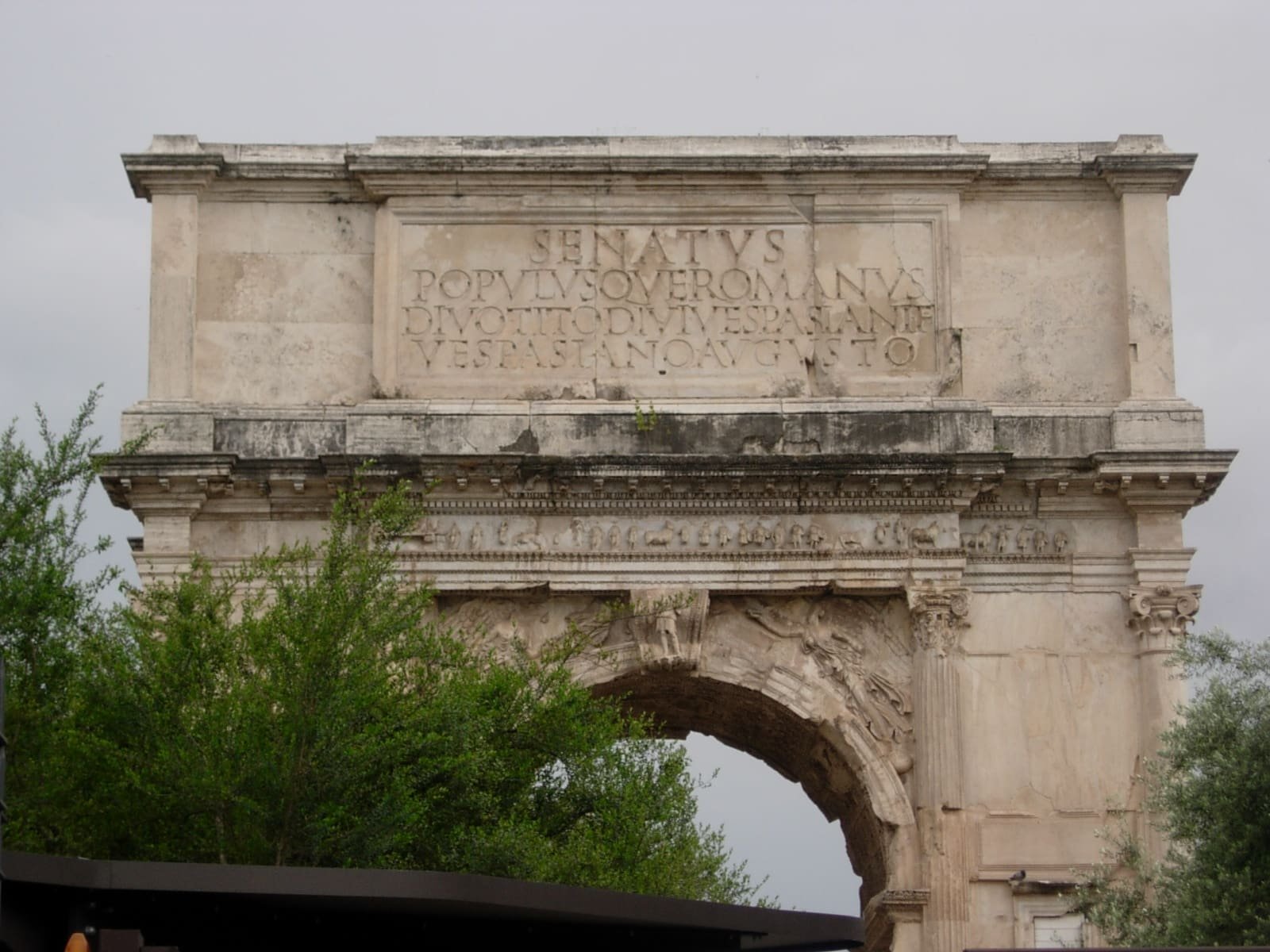 Monumental statue of a man and a horse on the Capitoline Hill in Rome.