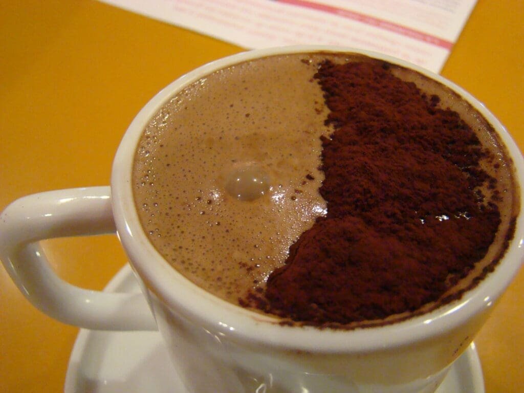 Grand Cru Hot Chocolate at Pâtisserie des Rêves