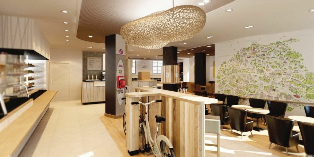 La Maison Velib EXKi, een coffee-bike in Parijs