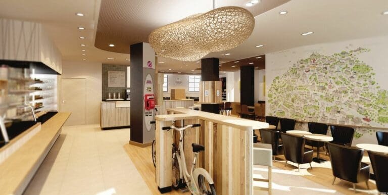 La Maison Velib EXKi, een coffee-bike in Parijs