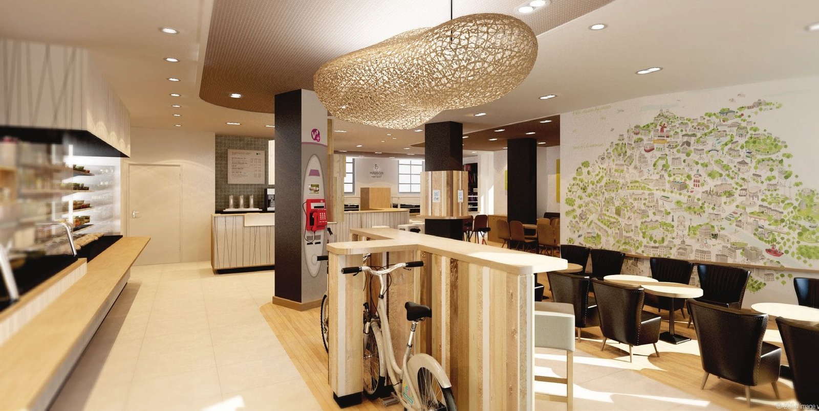 La Maison Velib EXKi, un coffee-bike à Paris