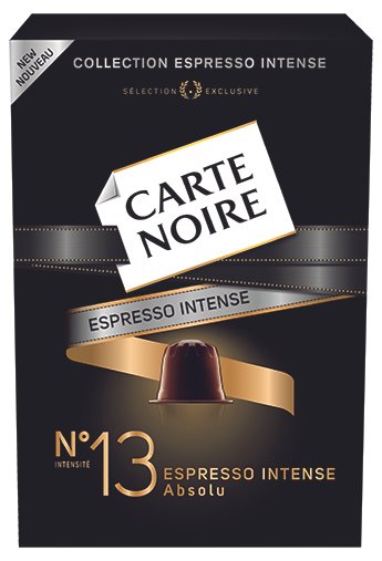 Carte Noire Collection Espresso Intense N°13 capsule intensité Absolu.