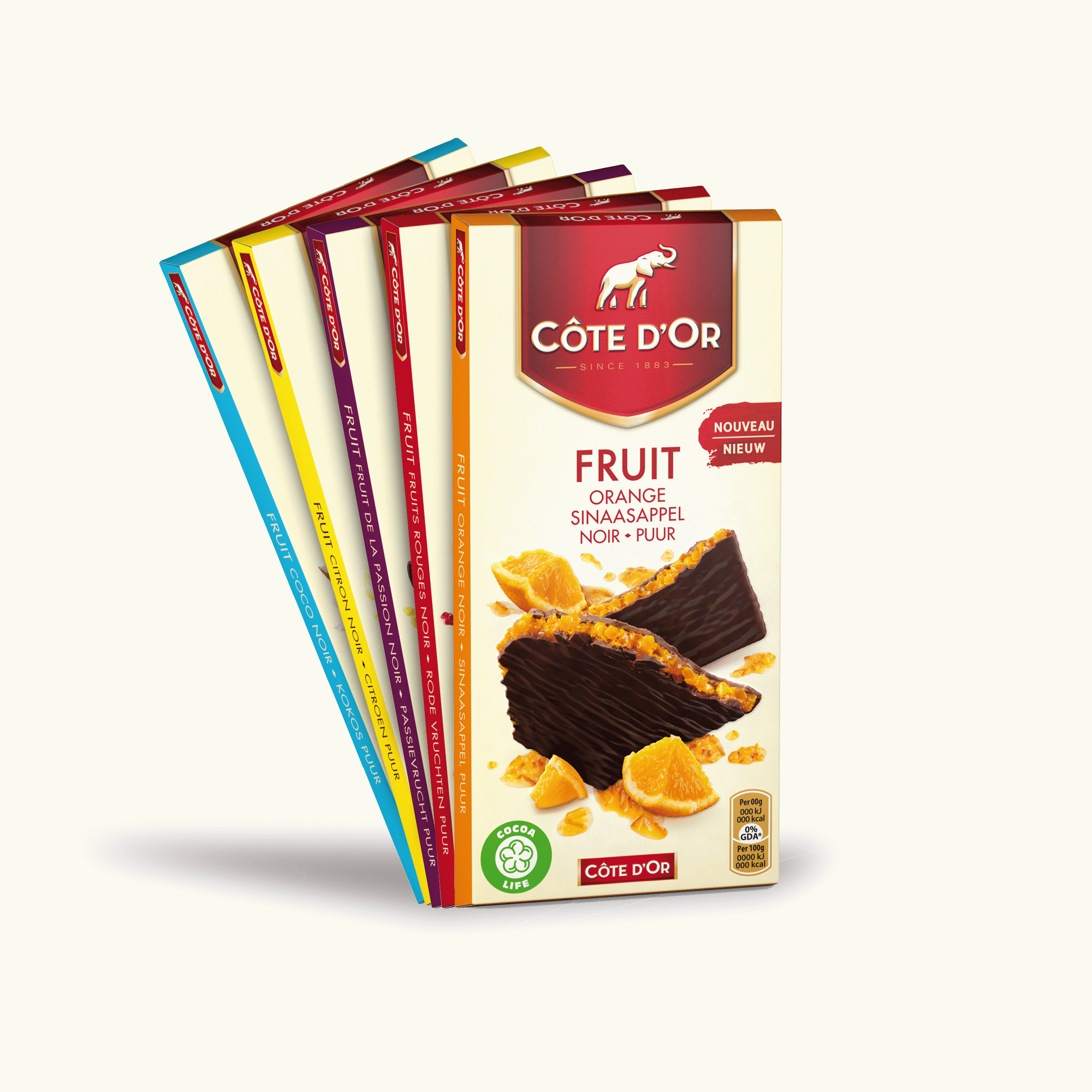 Les nouvelles tablettes Côte d’Or Fruit (cadeau chocolaté inside)