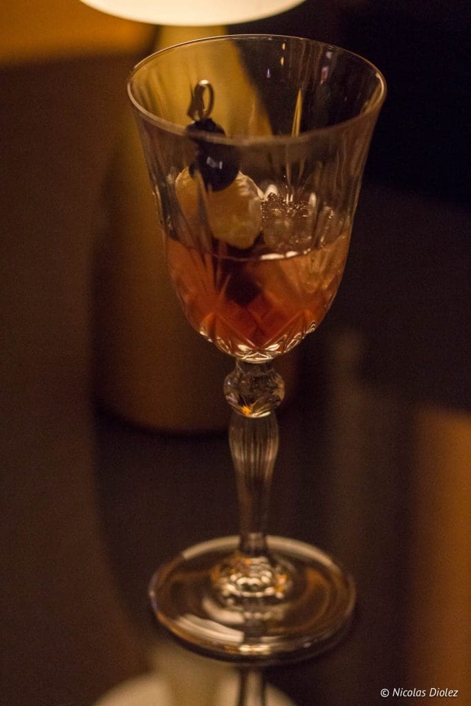 Cocktail petit bar LPB hilton Opéra Paris - DR Nicolas Diolez 2016