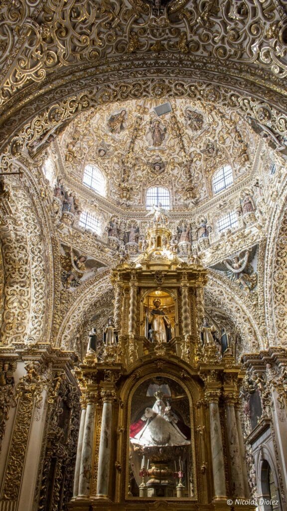 Capilla del Rosario Eglise Santo Domingo Puebla - DR Nicolas Diolez 2016