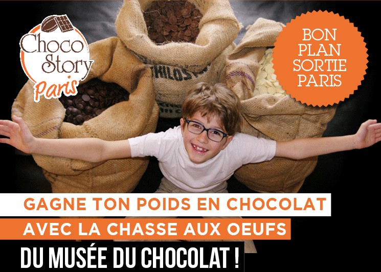 Chasse aux oeufs musée du chocolat paris
