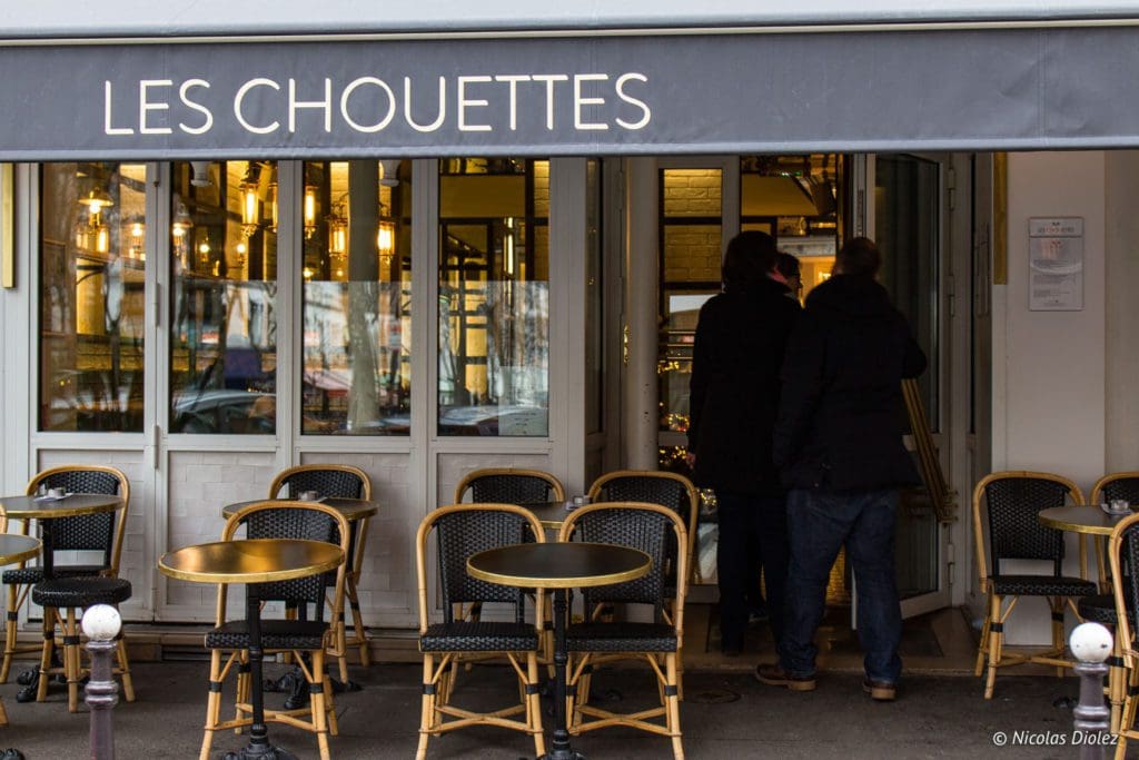 facade restaurant Les Chouettes Paris