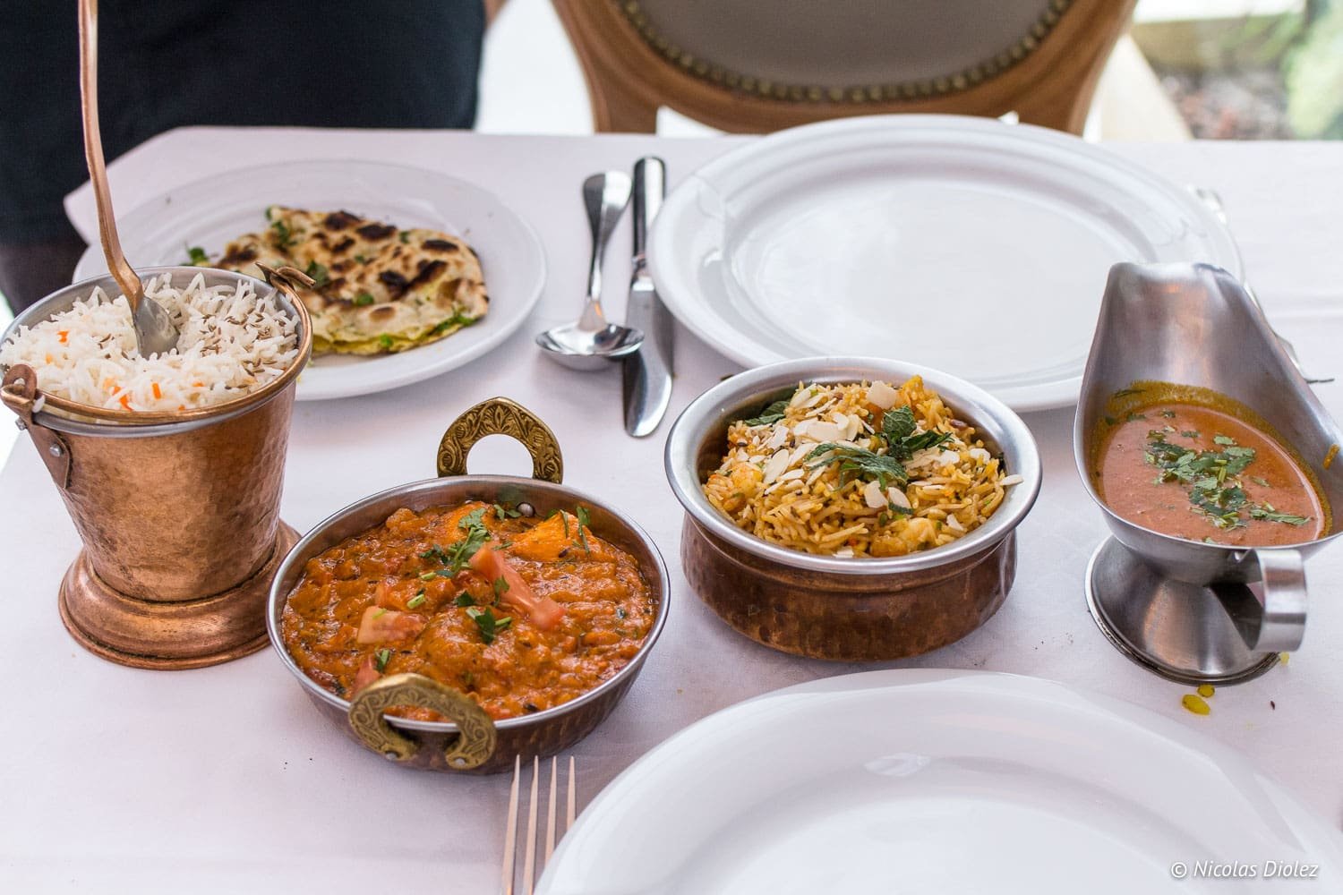 Jodhpur Palace, gastronomie indienne