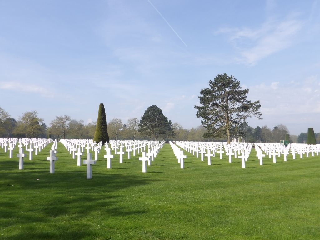 tombes Cimetière Militaire Américain de Normandie