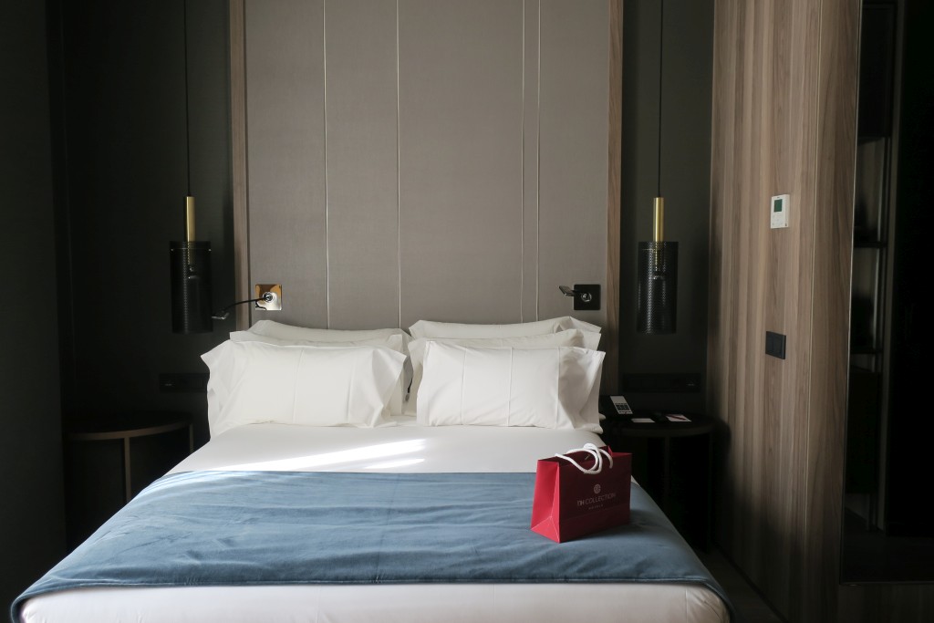 chambre lit Hotel NH Collection Madrid Gran Via