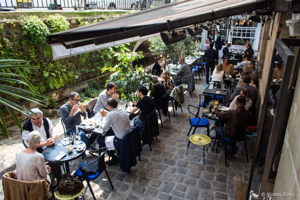 terrasse restaurant Marcello Paris