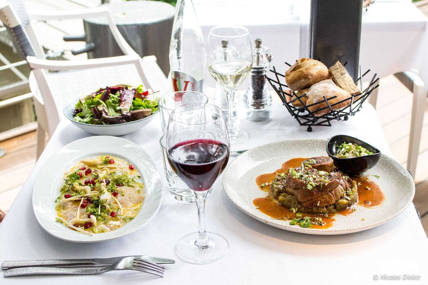 Déjeuner sur la péniche du River Café