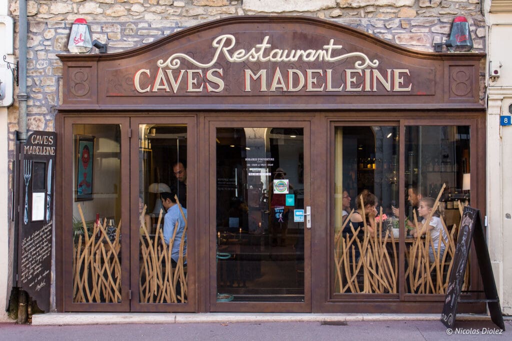façade Restaurant Caves Madeleine Beaune