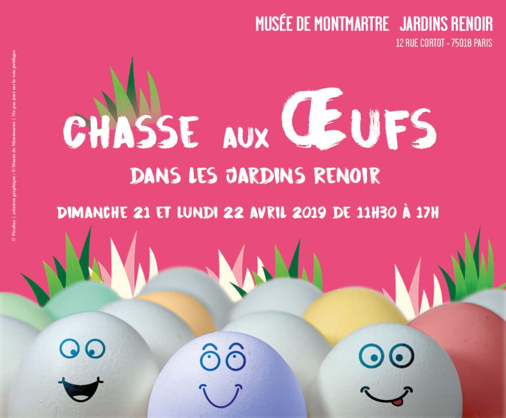 Chasse aux œufs au Musée de Montmartre