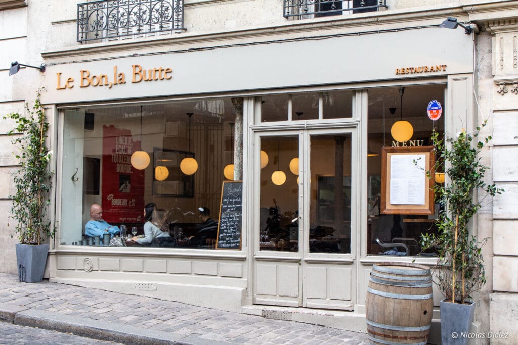 restaurant Le Bon, la Butte Paris - DR Nicolas Diolez 2019