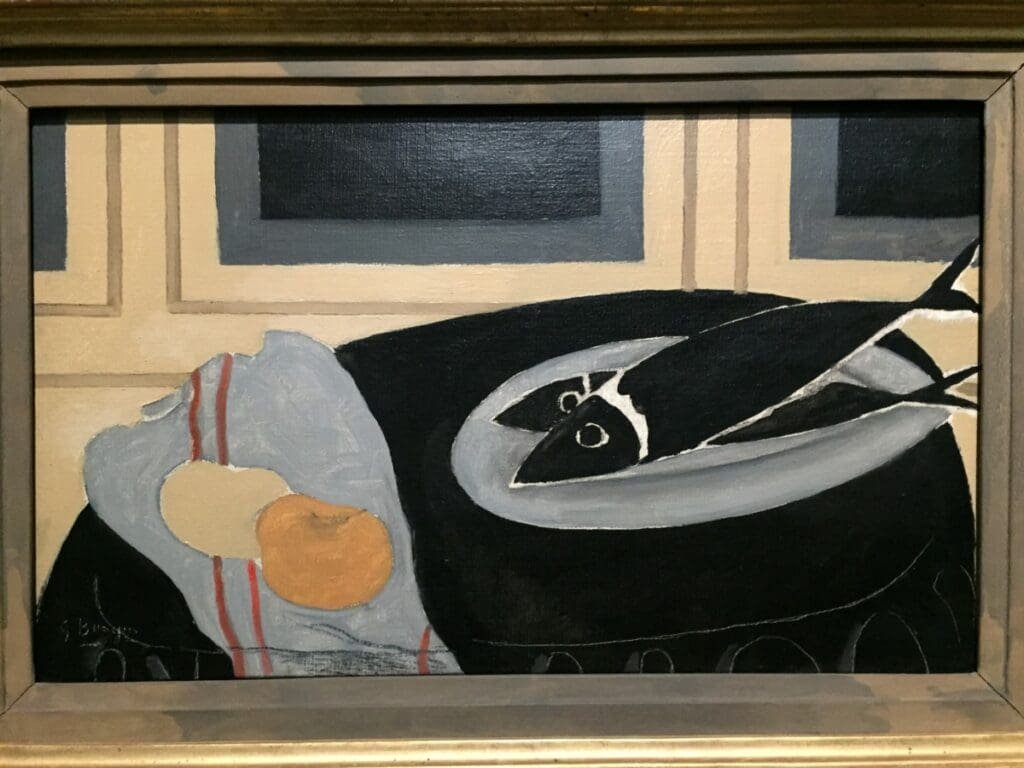 Braque, Poissons noirs sur un plat, Musée des Beaux-Arts de Rouen.