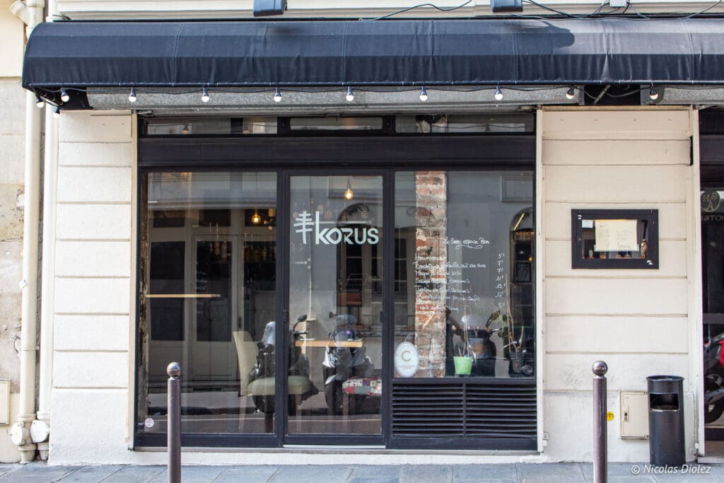 façade restaurant Korus Paris