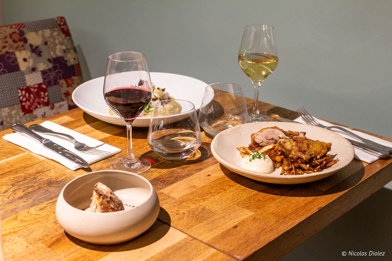 Déjeuner au restaurant Korus