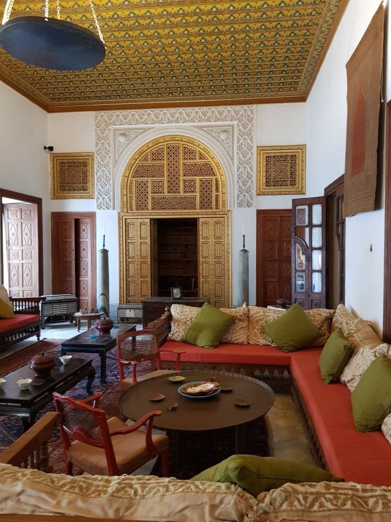Palais Ennejma Ezzahra Sidi Bou Saïd - DR Melle Bon Plan 2019 Salon traditionnel du Palais Ennejma Ezzahra à Sidi Bou Saïd, Tunisie.