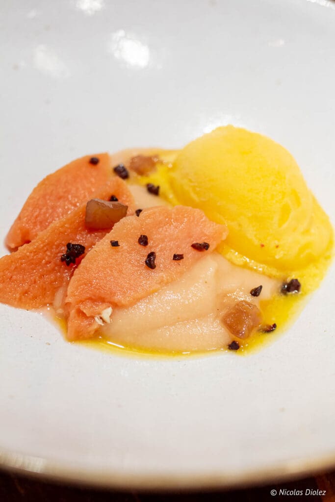 Dessert fruits