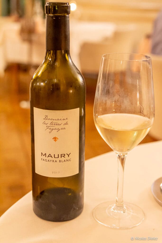 bouteille vin Maury blanc