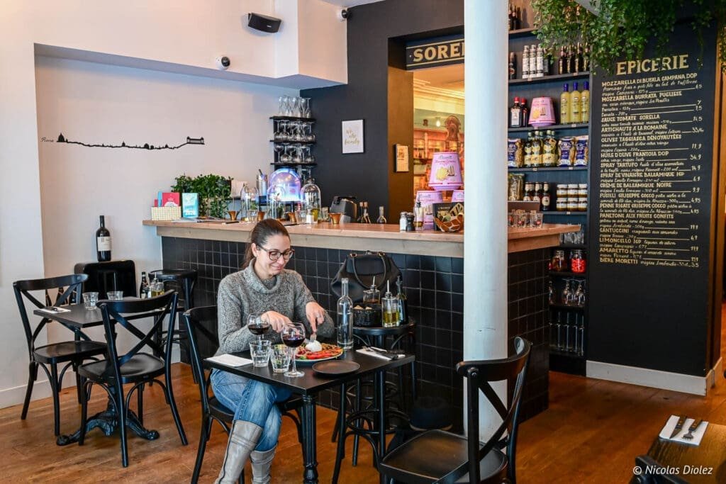 Sorella, trattoria en Italiaanse delicatessenwinkel