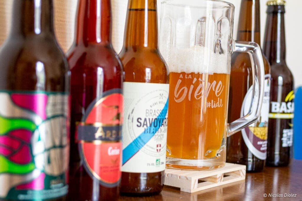 Lidl beer fair - DR Nicolas Diolez 2020 beer bottles