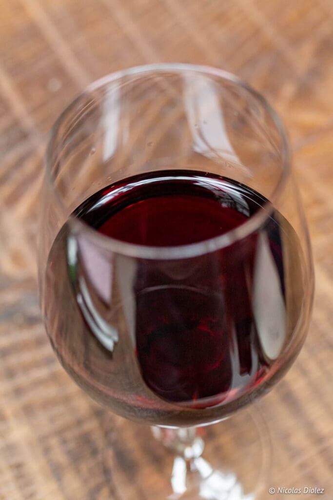 verre vin rouge italien