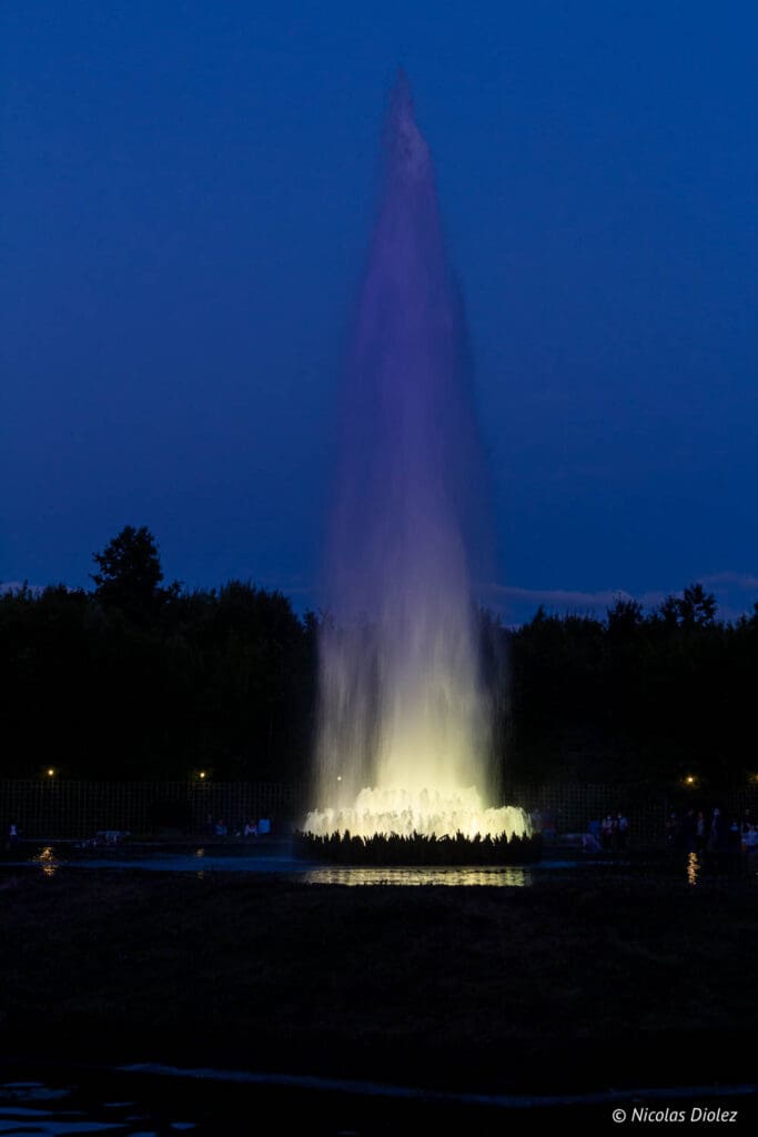 fontaine nocturne Versailles