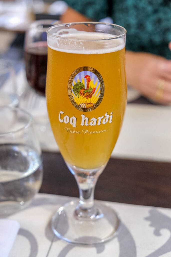 Verre bière Coq Hardi