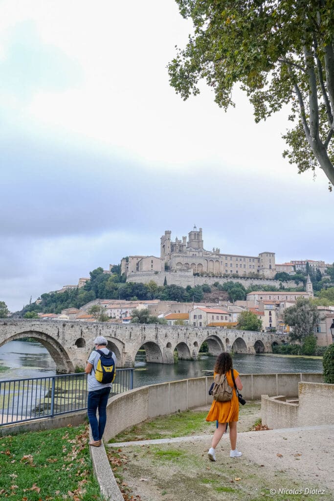 vue Béziers cathédrale pont vieux