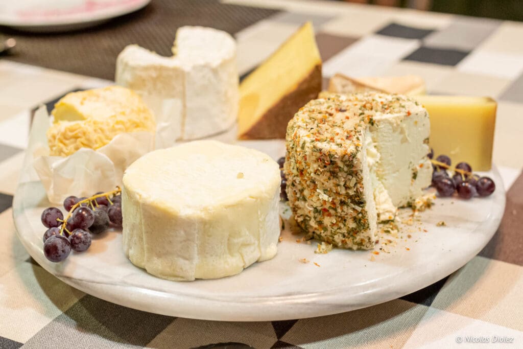 plateau de fromages La Cressonnière