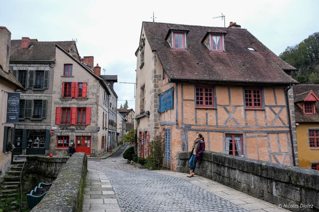 Op de route van het wandtapijt in Aubusson in de Creuse