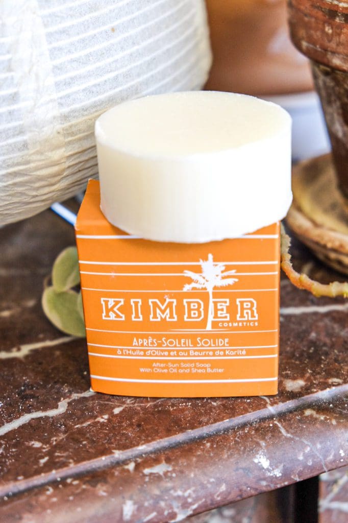 baume solide après soleil Kimber Cosmetics