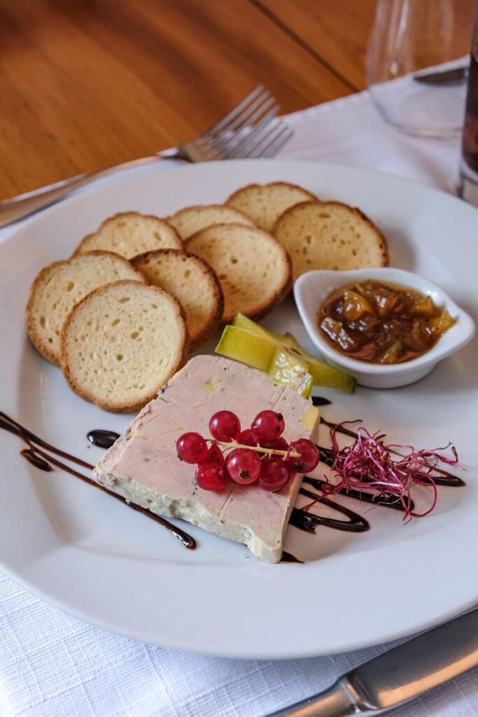 foie gras Restaurant la couronne d’or