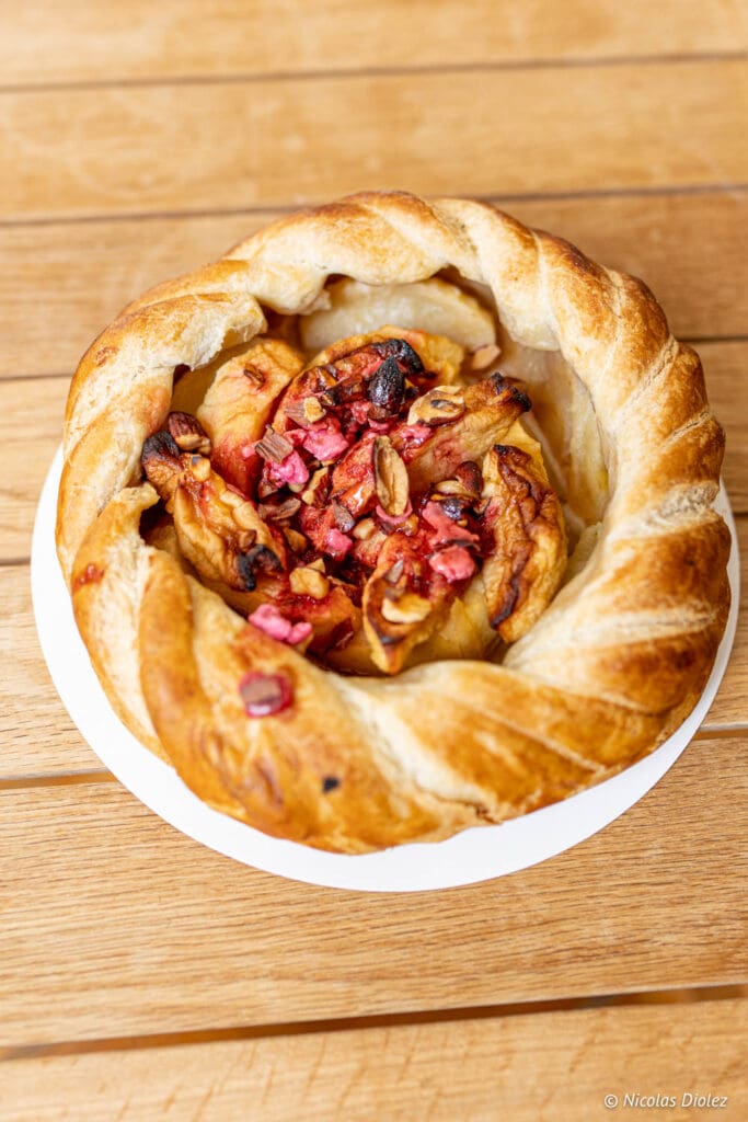 Tarte aux pommes d’amour Poilane