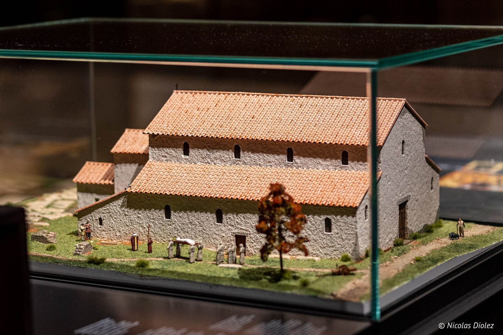 Maquette de l'Ecclesia, Cité Patrimoine de Luxeuil-les-Bains, dans les Vosges du Sud.