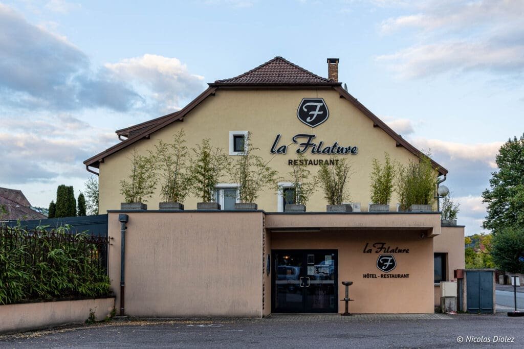 Hôtel-restaurant La Filature à Héricourt, Vosges du Sud.