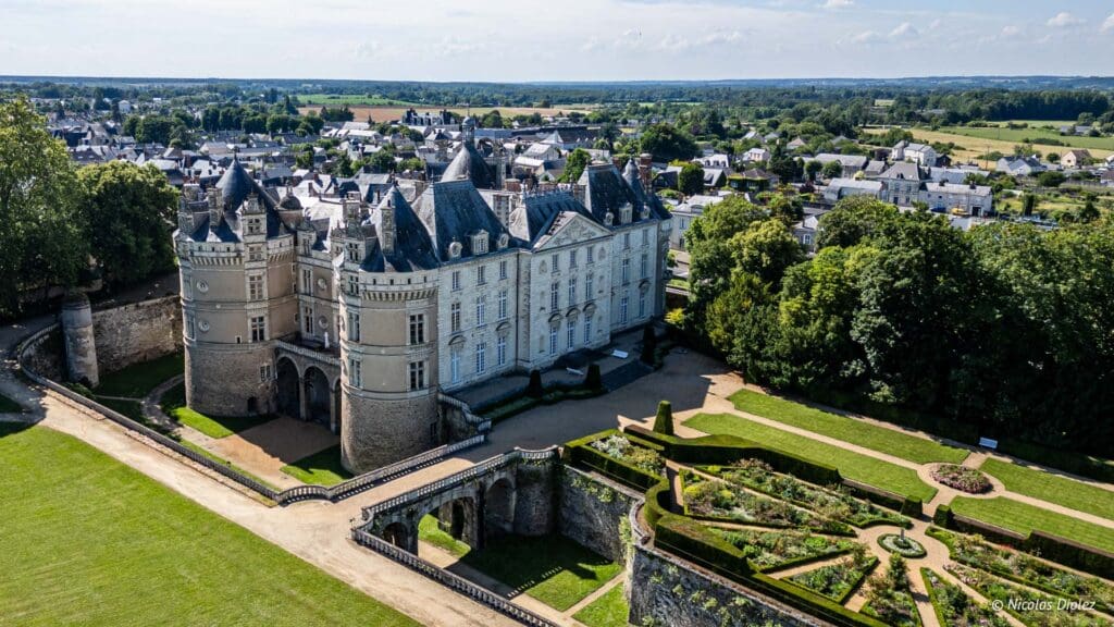 Chateau de Lude drone DR Nicolas Diolez 2024 9