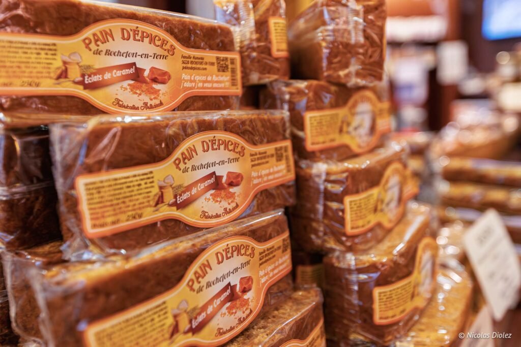 Pain d'Épices de Rochefort-en-Terre Éclats de Caramel artisanal emballé.