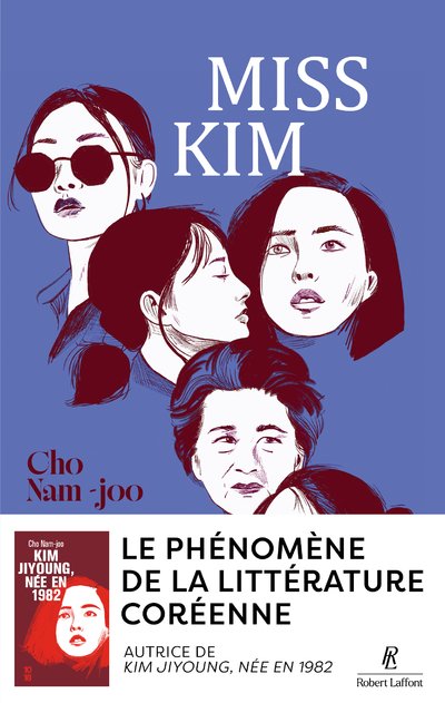 Couverture du livre Miss Kim de Cho Nam-joo, phénomène de la littérature coréenne célébrant la création féminine.